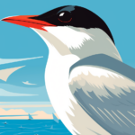 Glitzy Arctic Tern